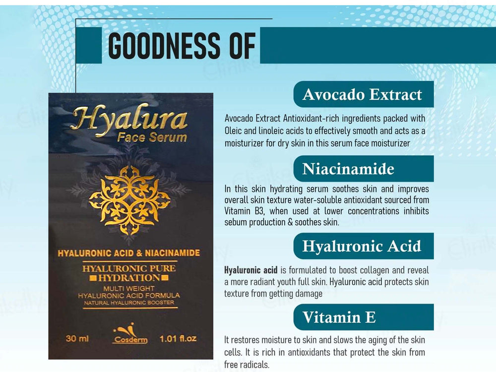 Hyalura Hyaluronic Pure Hydration Face Serum