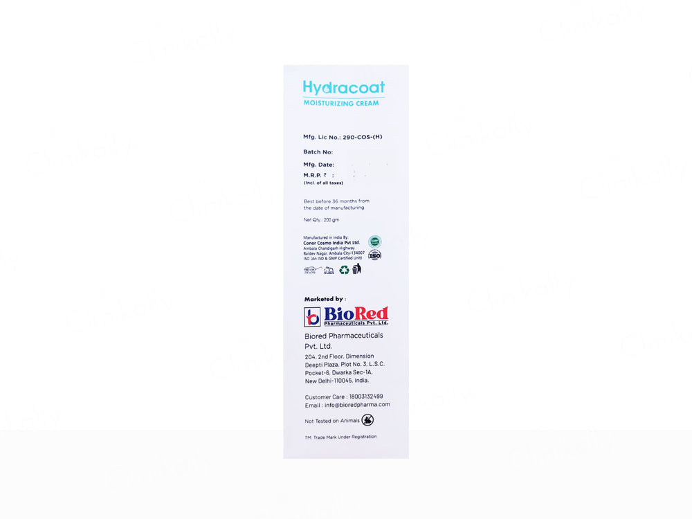 Hydracoat Moisturizing Cream For Normal To Dry Skin