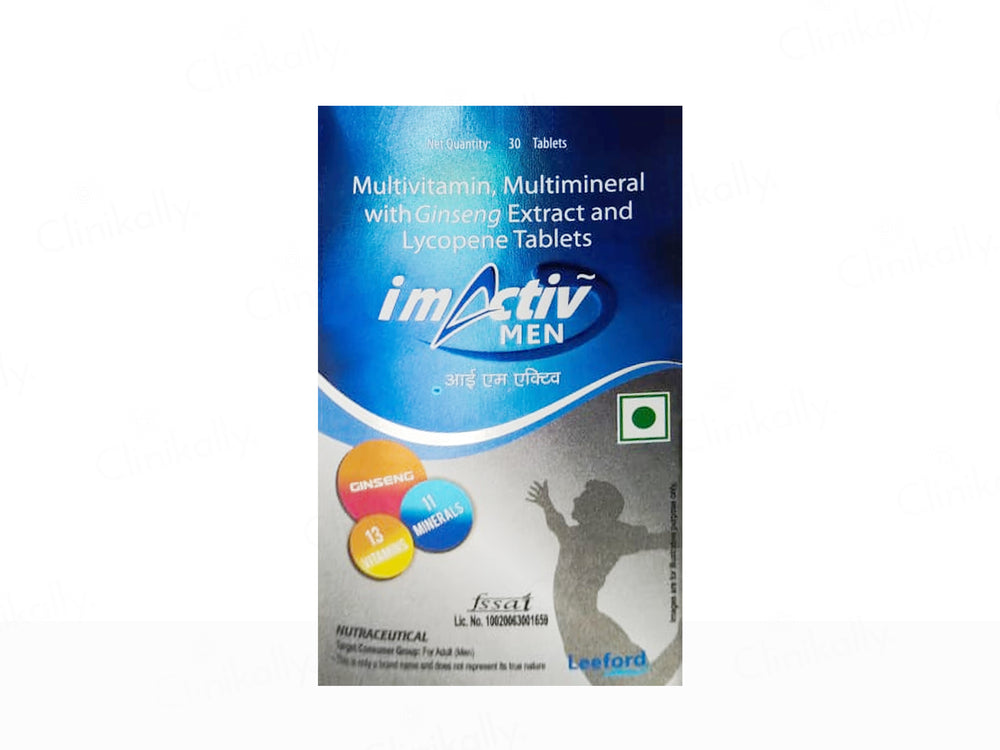 IM Activ Men Nutraceutical Tablet (Bottle)