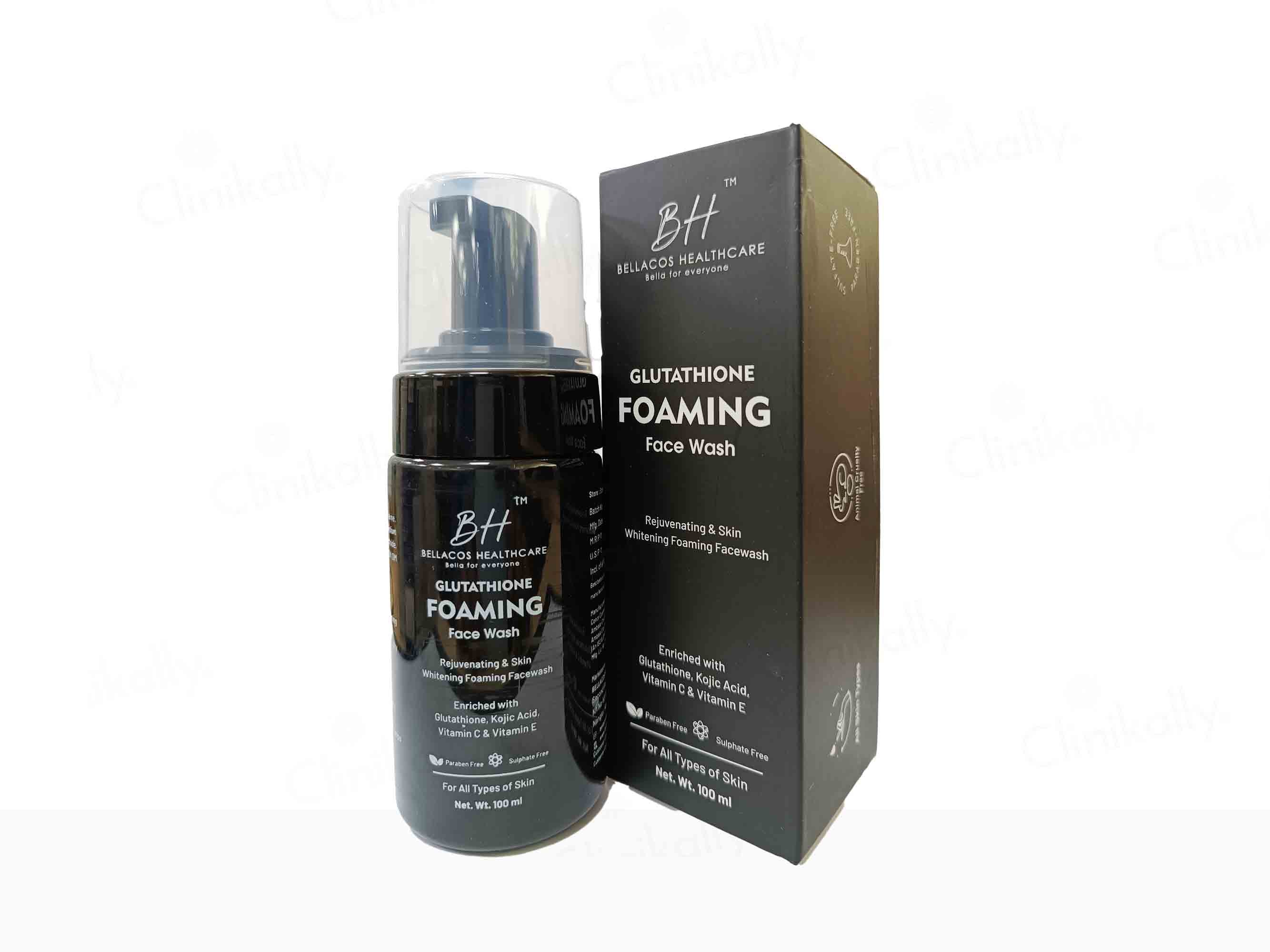 Bellacos Healthcare Glutathione Foaming Face Wash