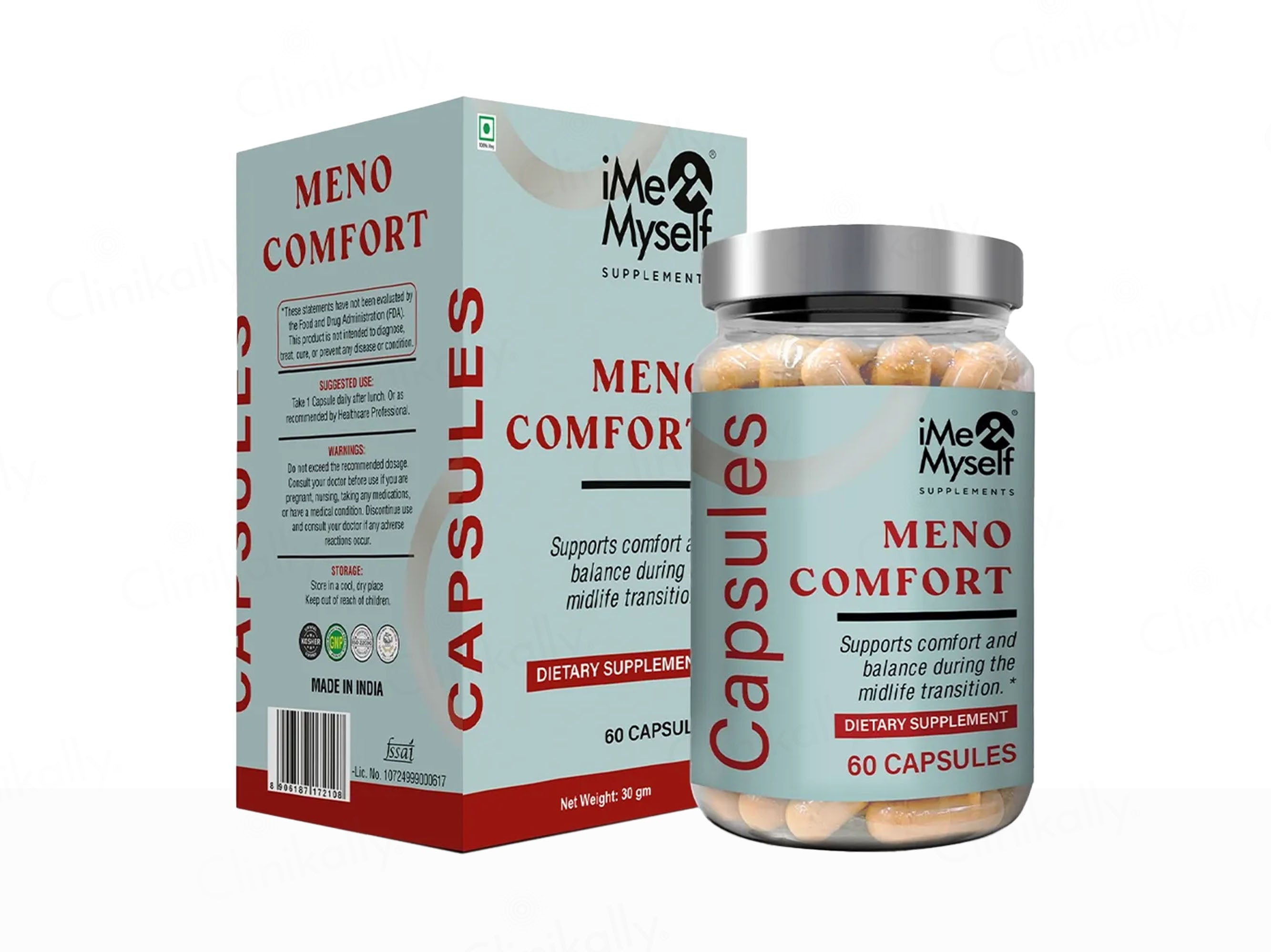 IMeMyself Meno Comfort Dietary Supplement Vegetarian Capsule