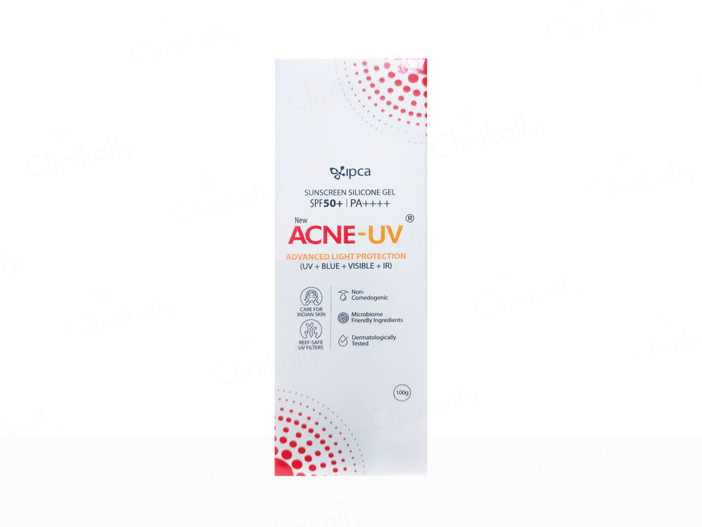 IPCA Acne-UV Advanced Light Protection Silicone Sunscreen Gel SPF 50+ PA++++