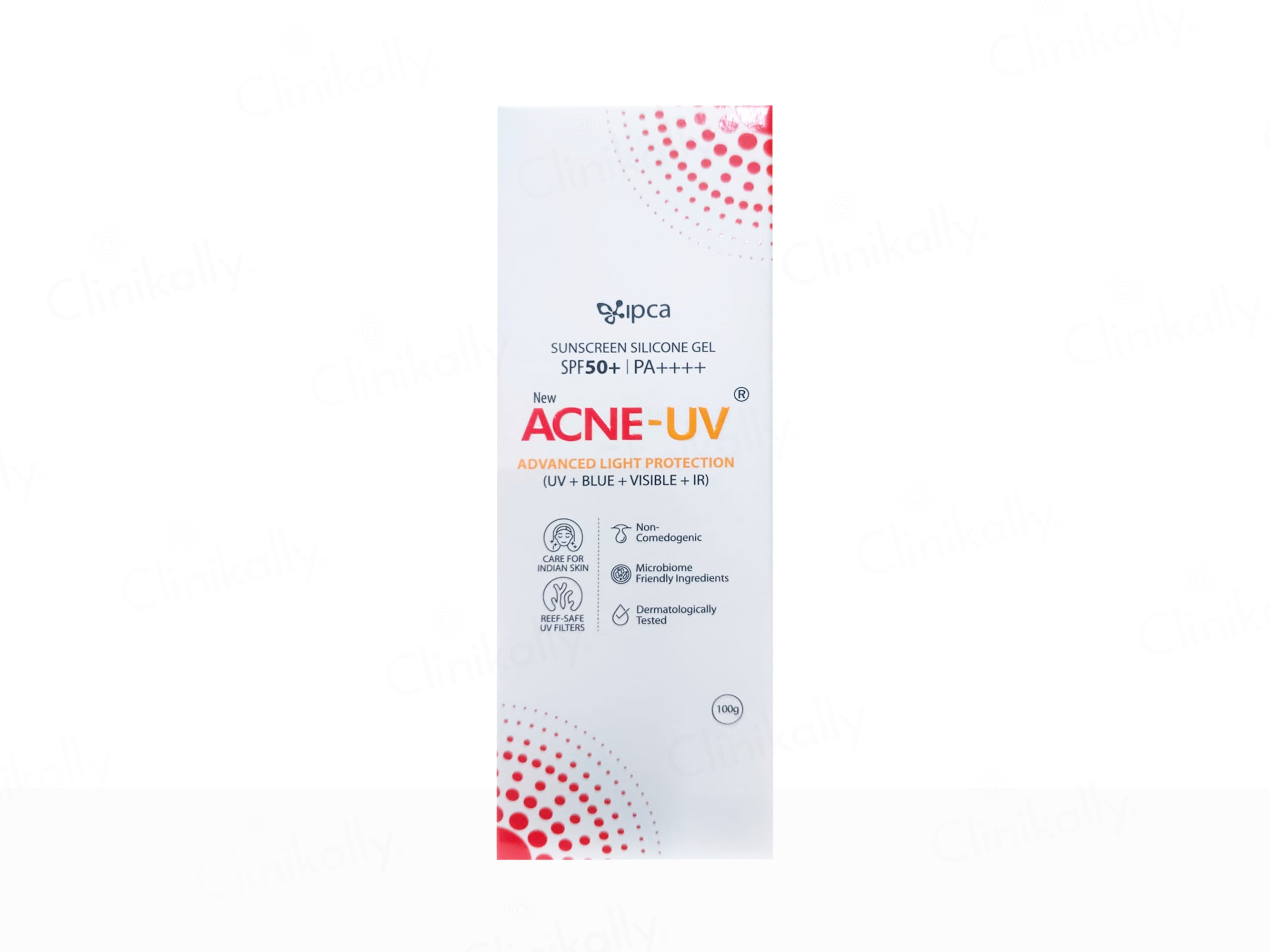 IPCA Acne-UV Advanced Light Protection Silicone Sunscreen Gel SPF 50+ PA++++