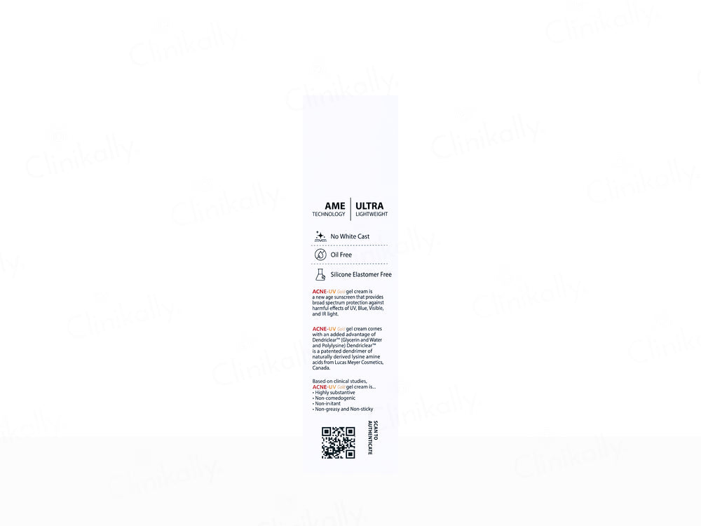 IPCA Acne-UV Gold Sunscreen Gel Cream SPF 50+ PA++++