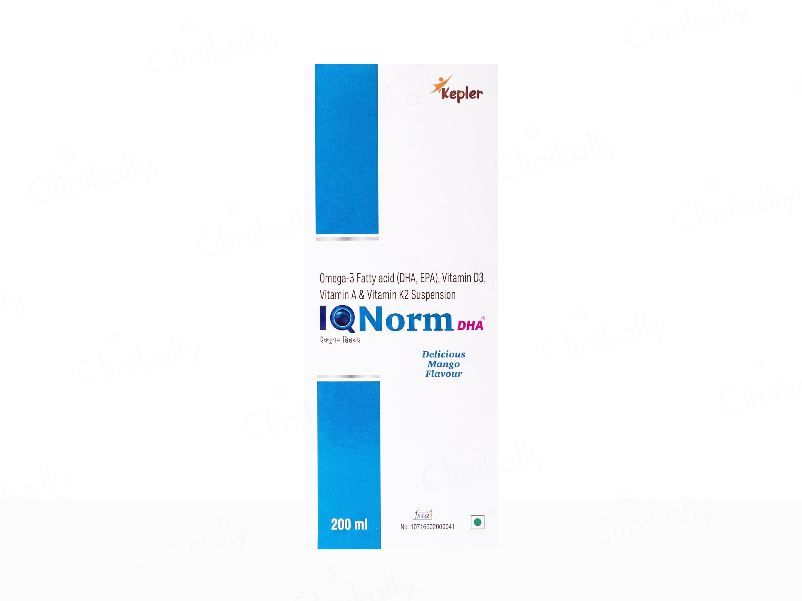 IQ Norm DHA Oral Suspension - Delicious Mango Flavour