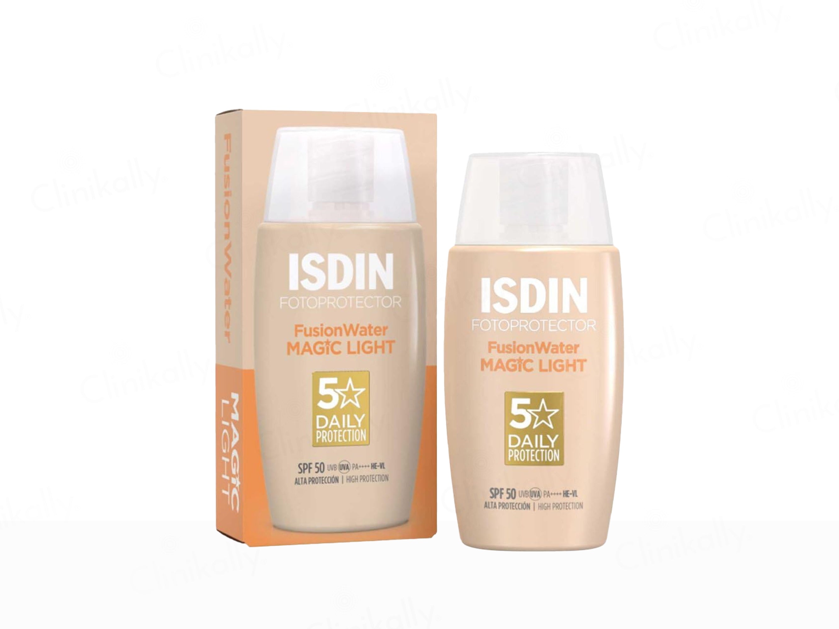 ISDIN Fotoprotector Fusion Water Magic Light Sunscreen SPF 50 PA++++