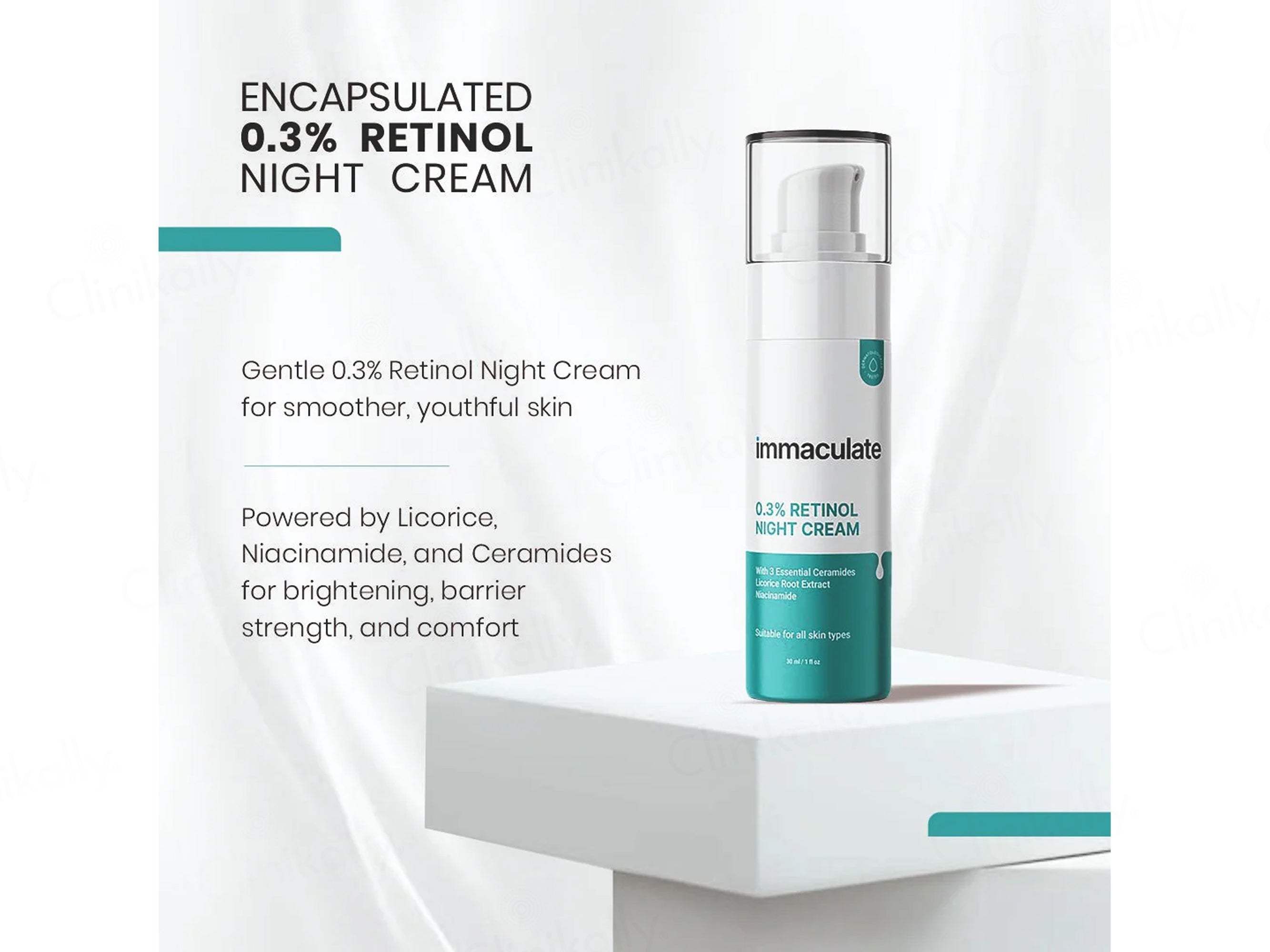 Immaculate 0.3% Encapsulated Retinol Night Cream
