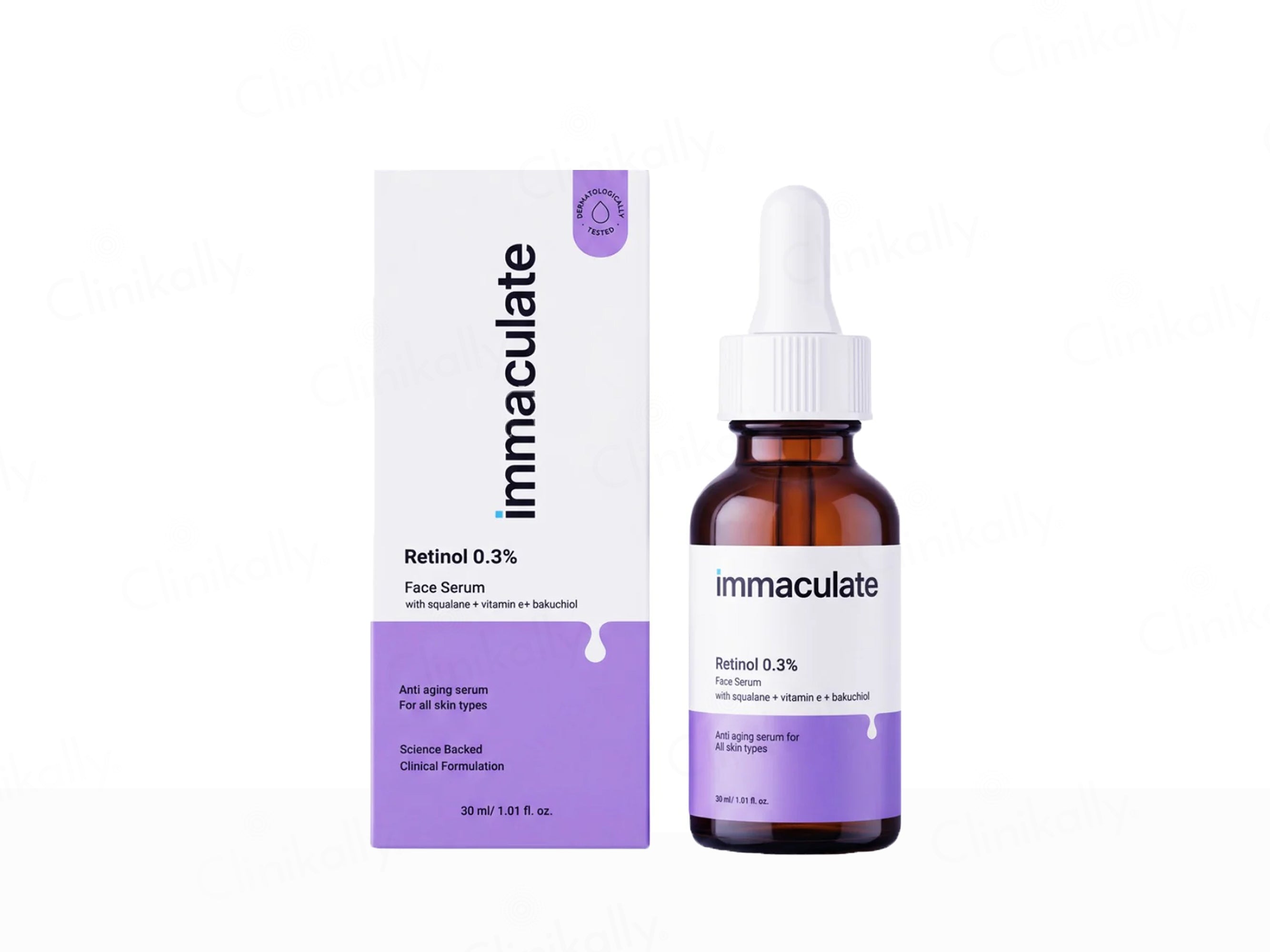 Immaculate 0.3% Retinol Face Serum