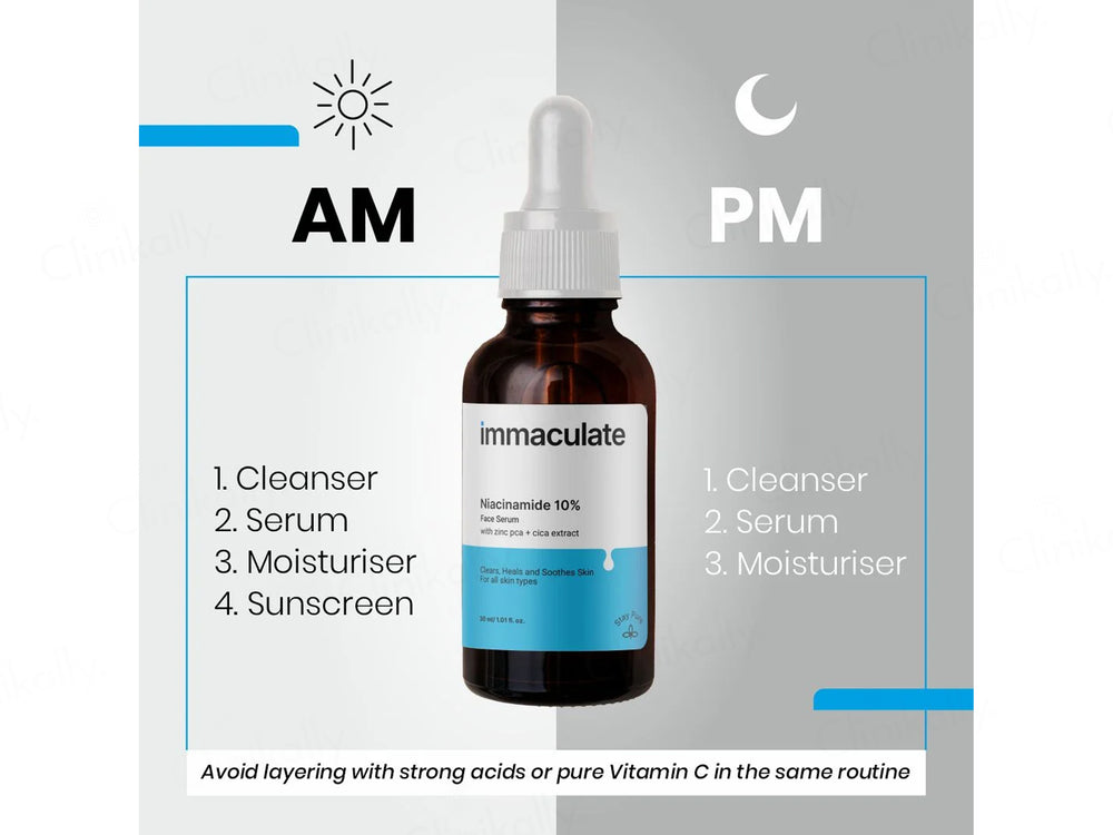 Immaculate 10% Niacinamide + Zinc Face Serum