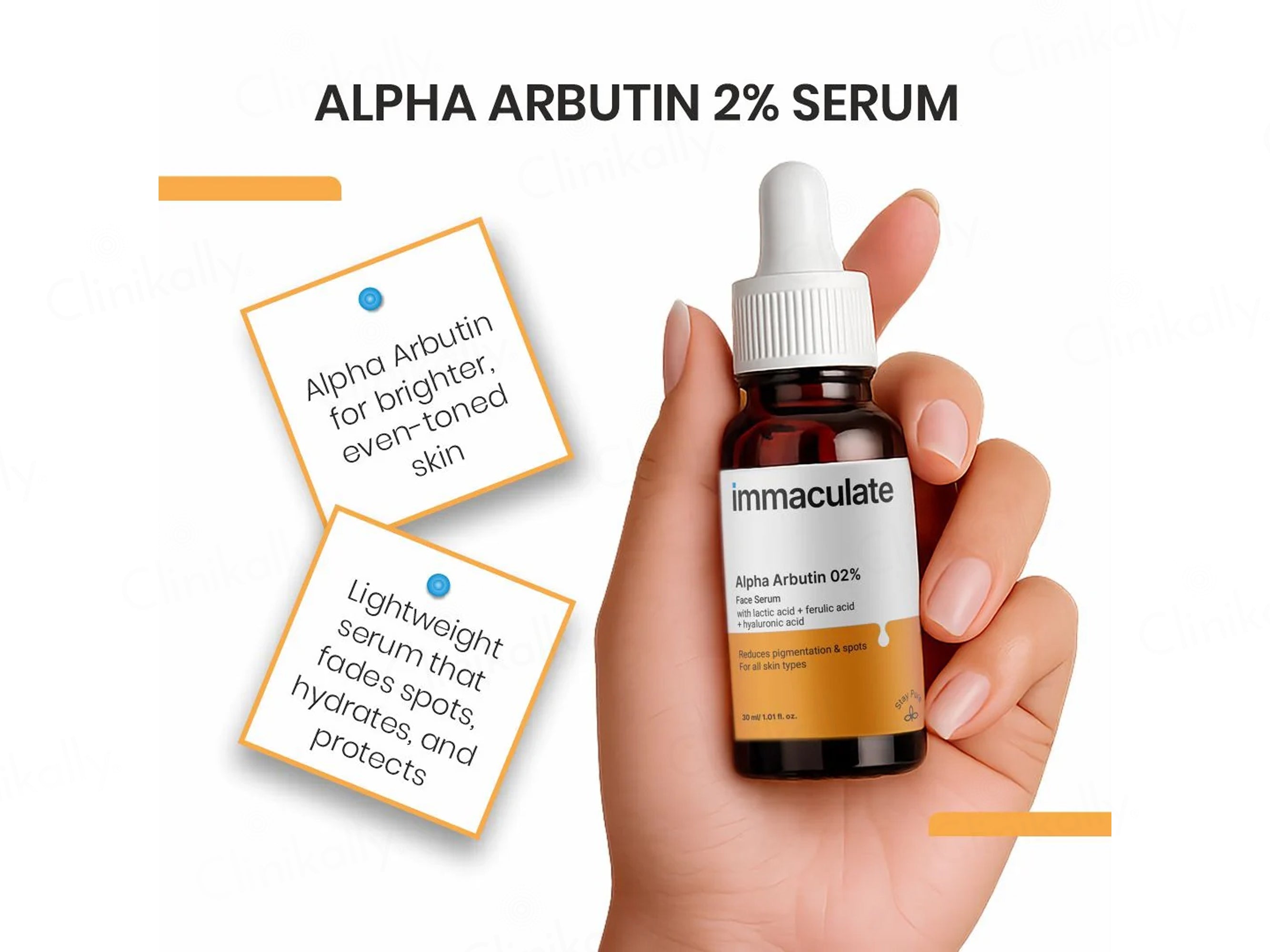 Immaculate 2% Alpha Arbutin Face Serum
