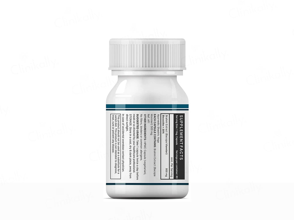 Inlife Brahmi 500mg Vegetarian Capsule