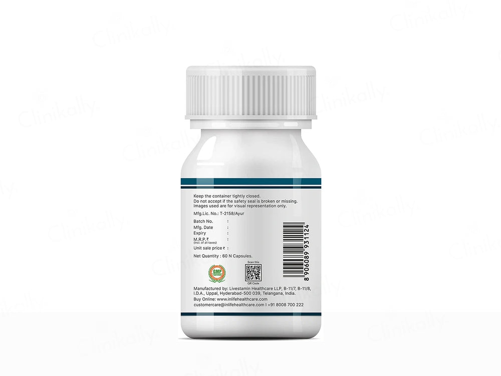 Inlife Brahmi 500mg Vegetarian Capsule