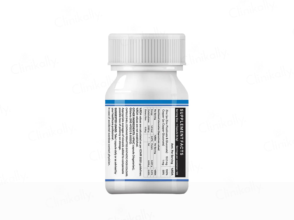 Inlife Chelated Zinc Complex Vegetarian Capsule