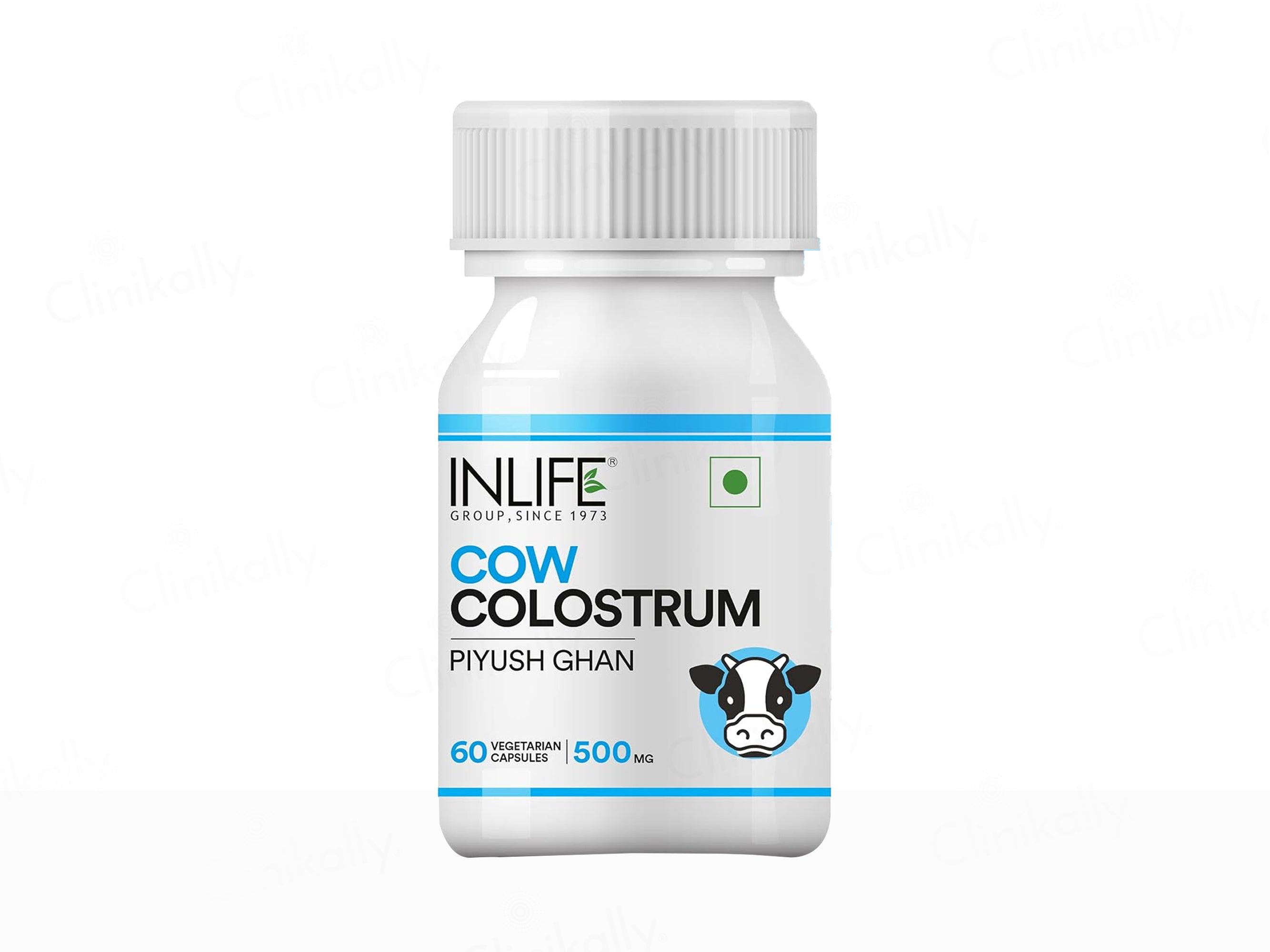 Inlife Cow Colostrum Piyush Ghan 500mg Vegetarian Capsule