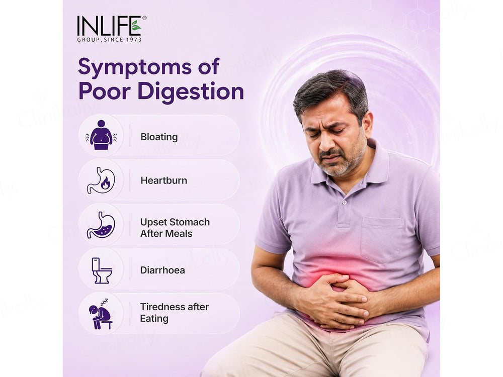 Inlife Digestive Enzymes Health Supplement Vegetarian Capsule