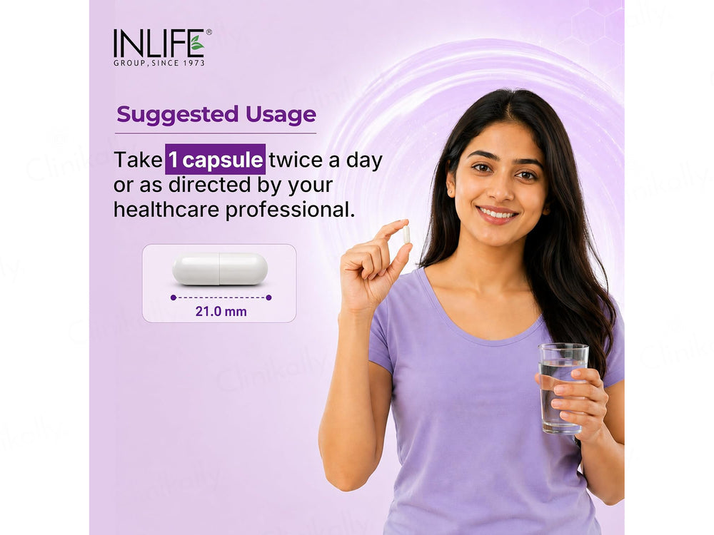 Inlife Digestive Enzymes Health Supplement Vegetarian Capsule
