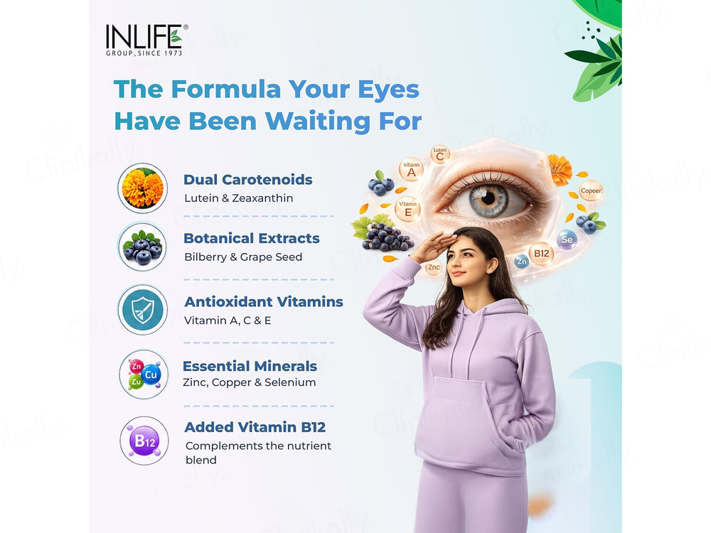 Inlife Eye Health Nutraceutical Vegetarian Capsule