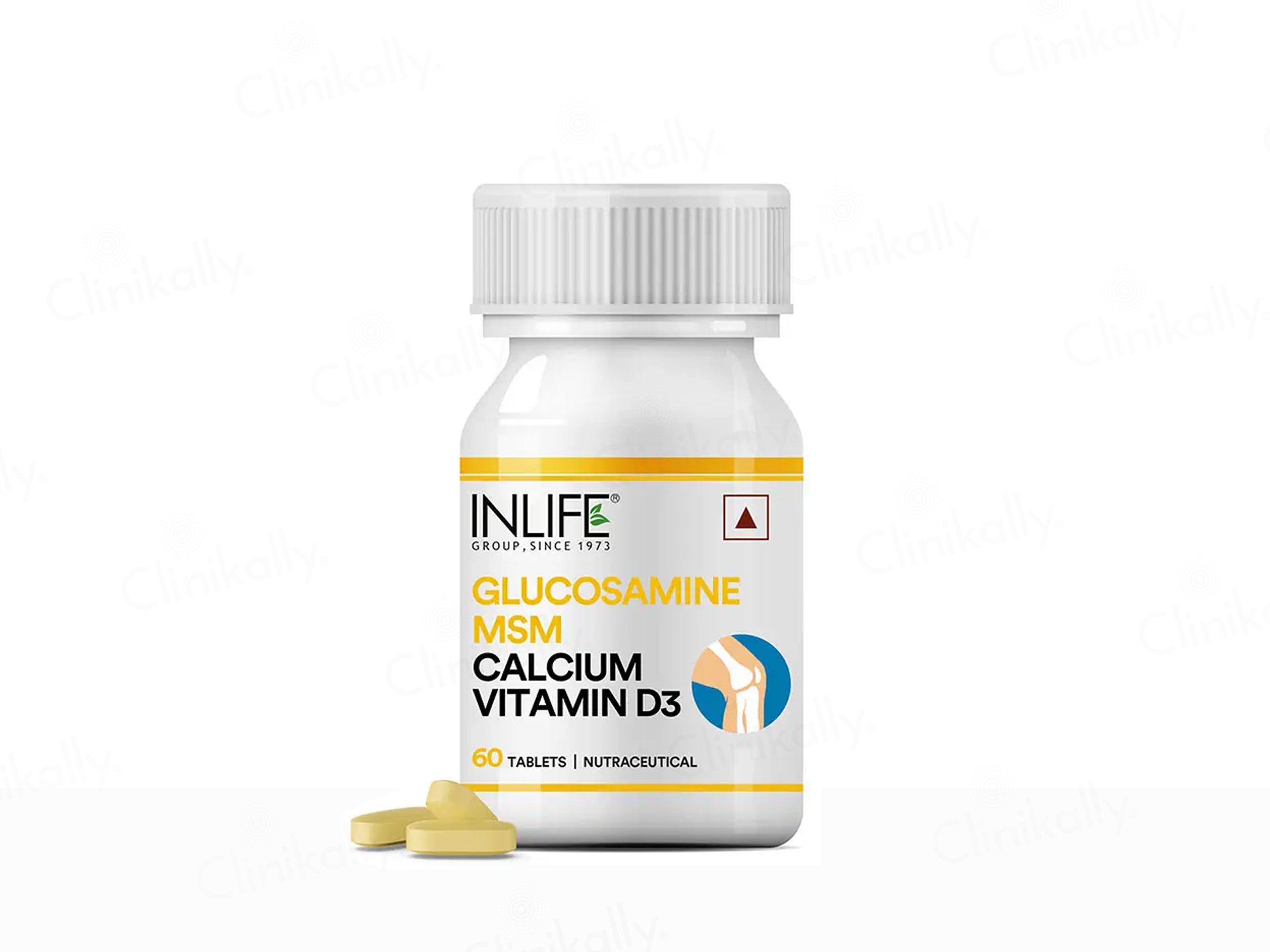 Inlife Glucosamine With MSM, Calcium & Vitamin D3 Nutraceutical Tablet