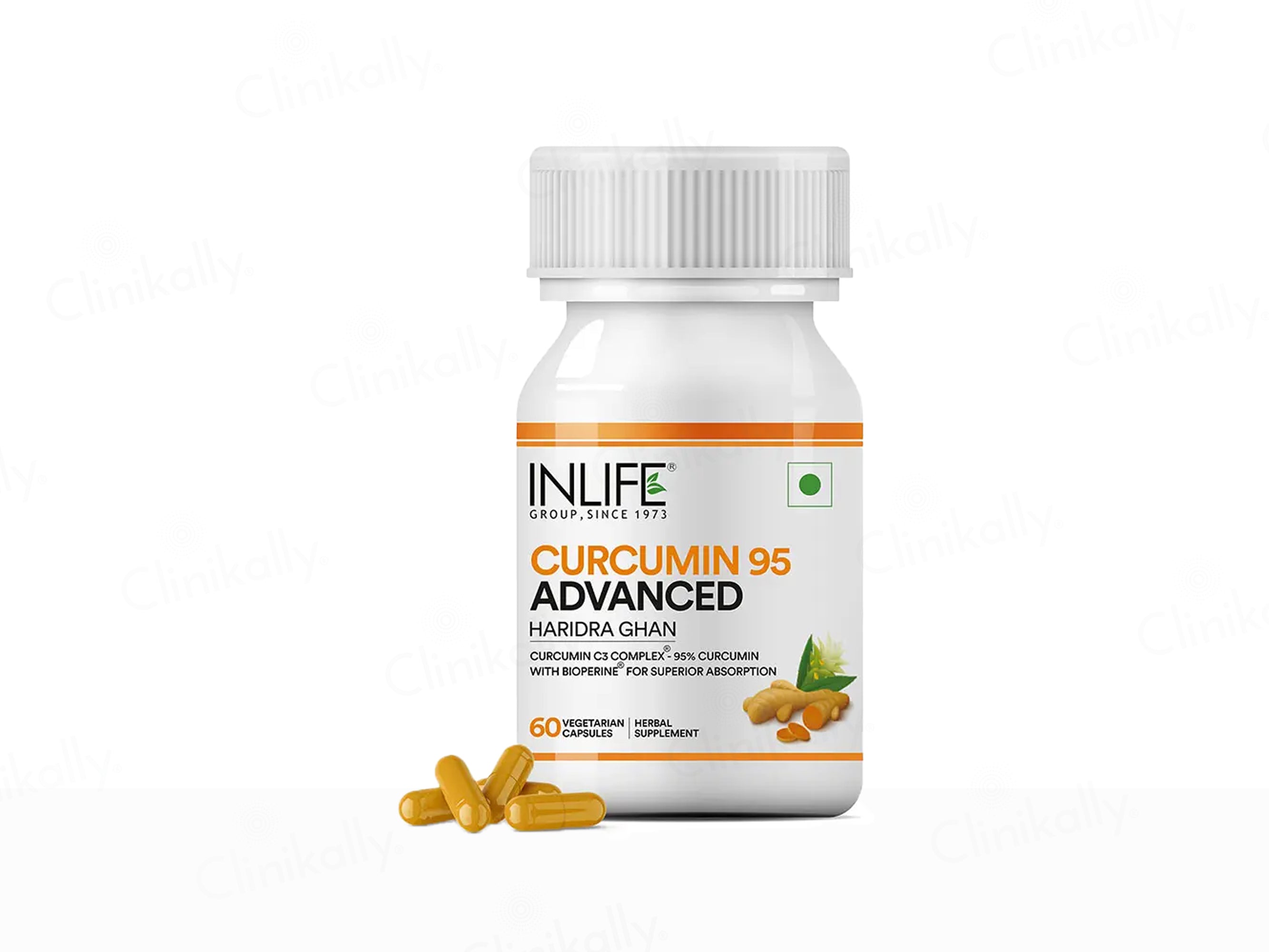 Inlife Haridra Ghan Curcumin 95 Advanced Vegetarian Capsule