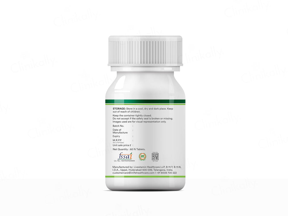 Inlife High Absorption Chelated Magnesium Glycinate 2000mg With Zinc Supplement Tablet