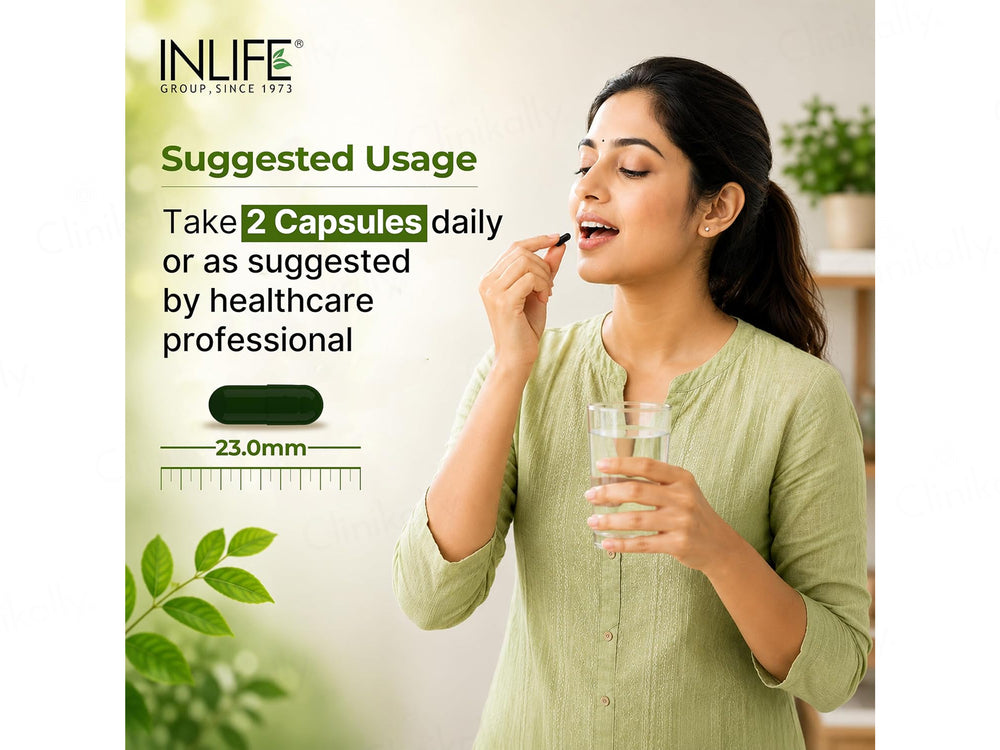 Inlife High Absorption Plant Based Vitamin B12 Nutraceutical Vegetarian Capsule
