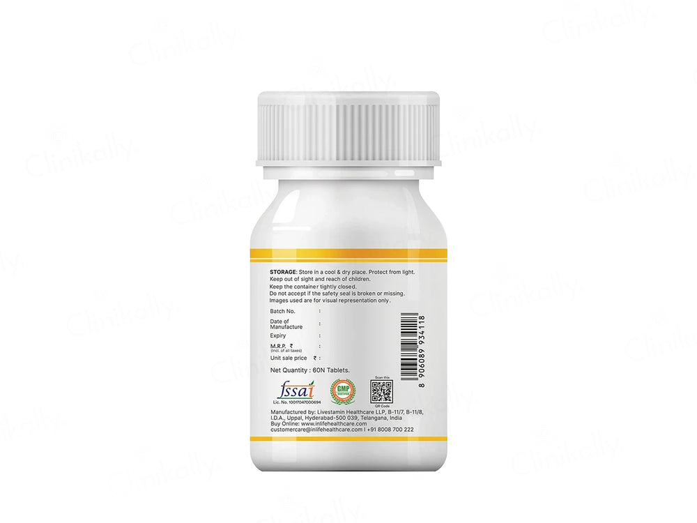 Inlife High Strength Glucosamine Chondroitin MSM 4000mg Nutraceutical Veg Tablet