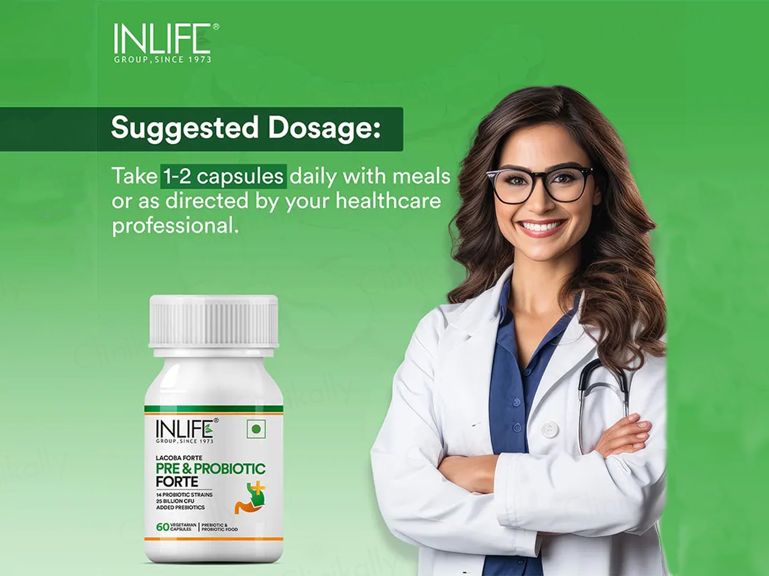 Inlife Lacoba Forte Pre & Probiotic Vegetarian Capsule