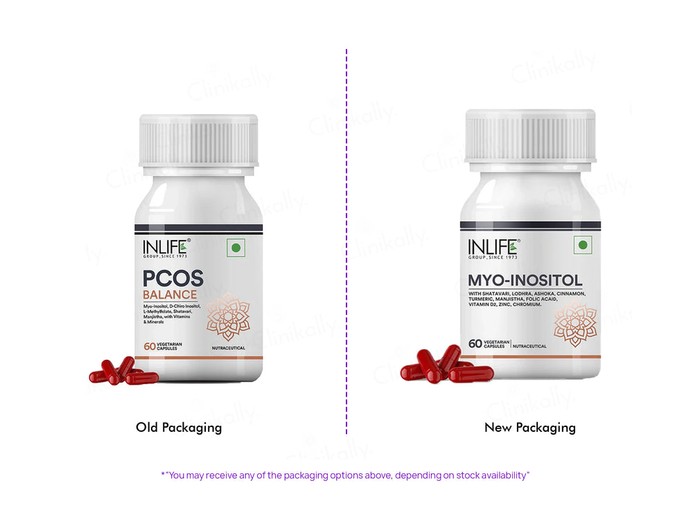 Inlife Myo-Inositol Nutraceutical Vegetarian Capsule For Women