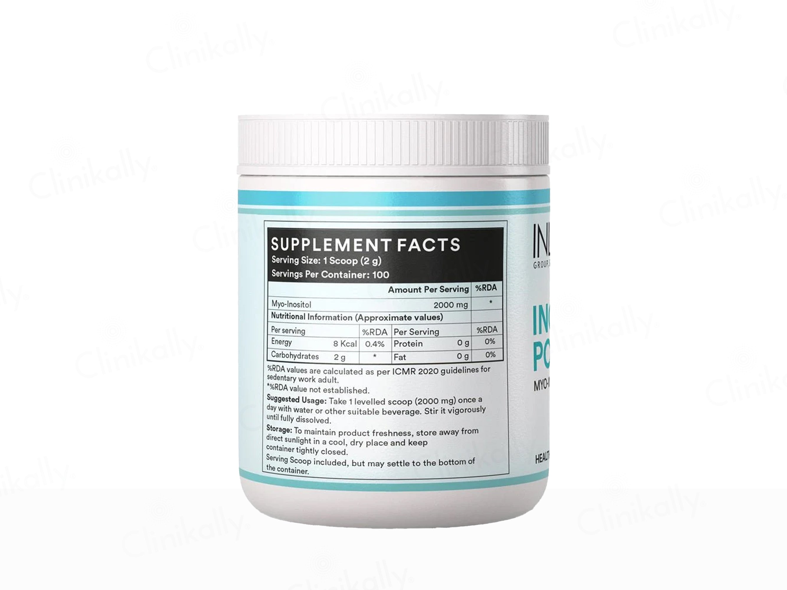 Inlife Myo-Inositol 2000mg Health Supplement Powder