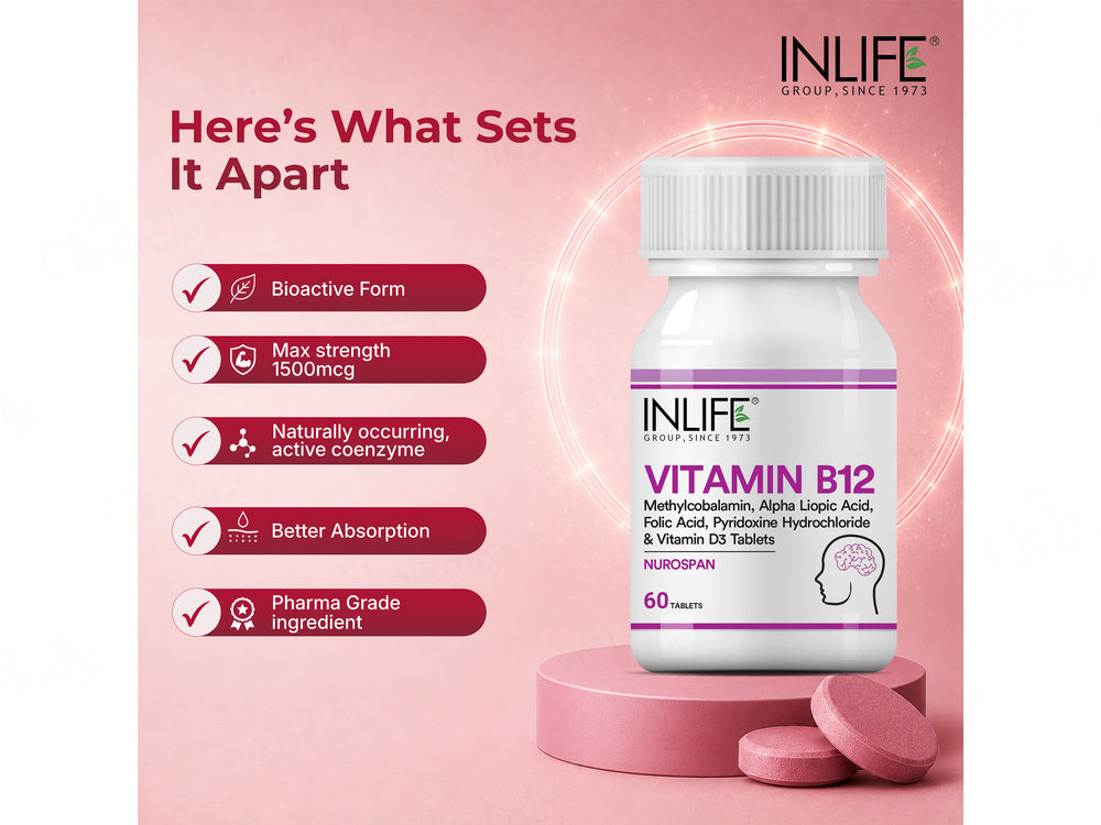 Inlife Nurospan Vitamin B12 Tablet