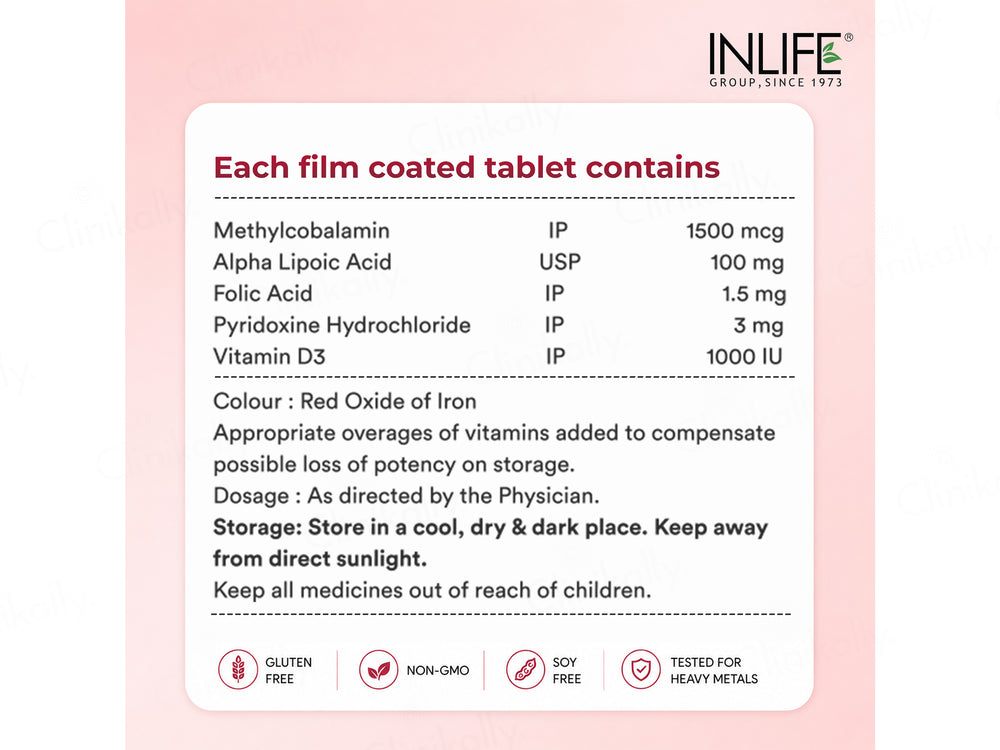 Inlife Nurospan Vitamin B12 Tablet
