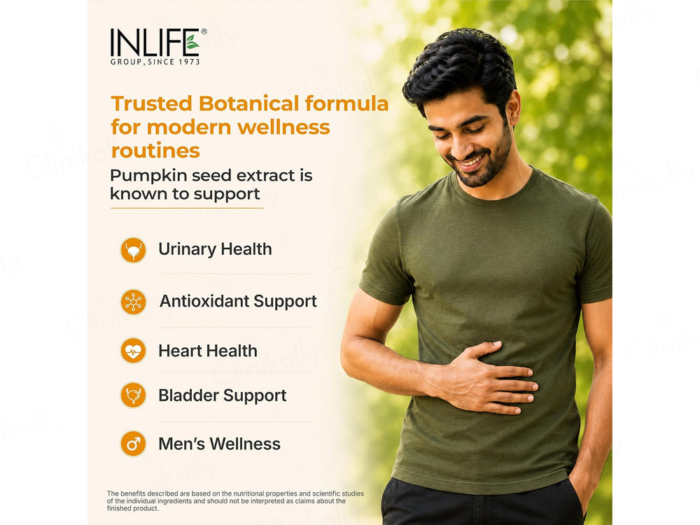Inlife Pumpkin Seed Extract 500mg Vegetarian Capsule