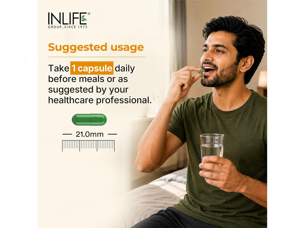 Inlife Pumpkin Seed Extract 500mg Vegetarian Capsule