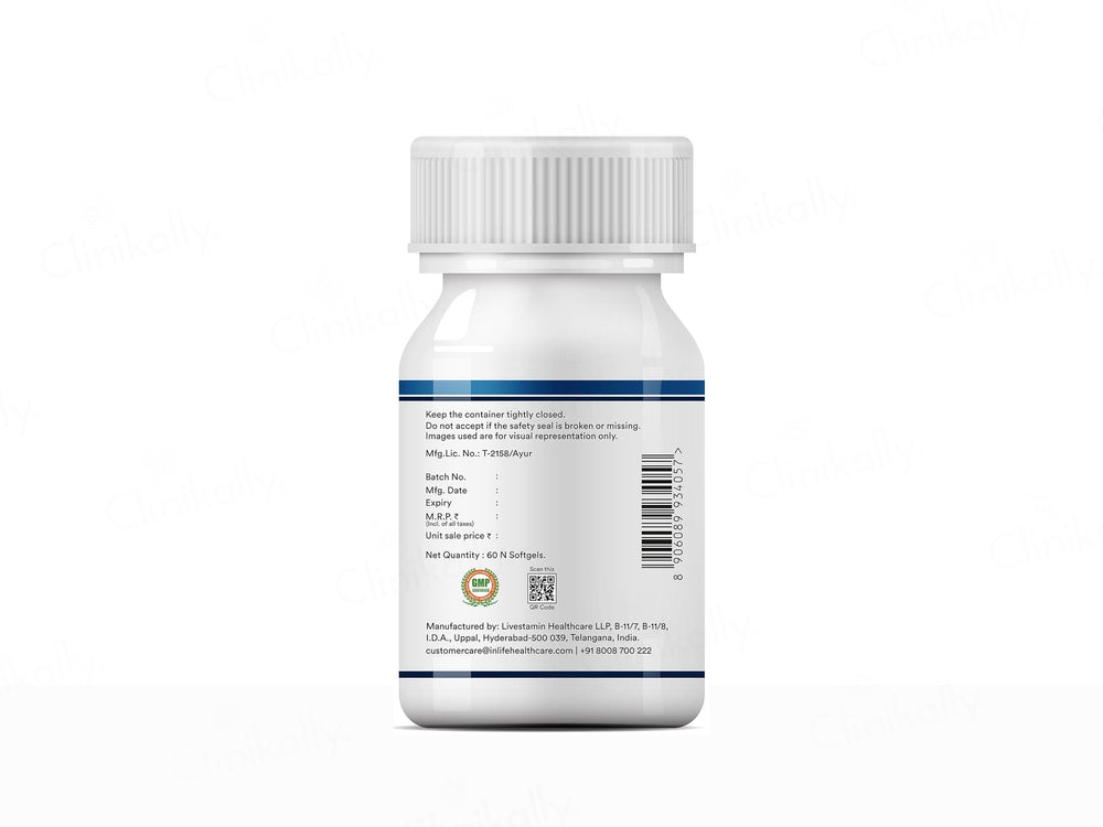 Inlife Pure Himalayan Shilajit 250mg Resin Softgel