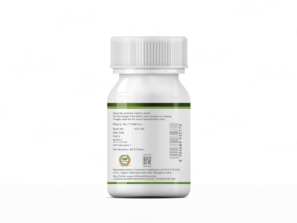 Inlife Spirulina Shaivala Ghanasatva 2000mg Supplement Tablet
