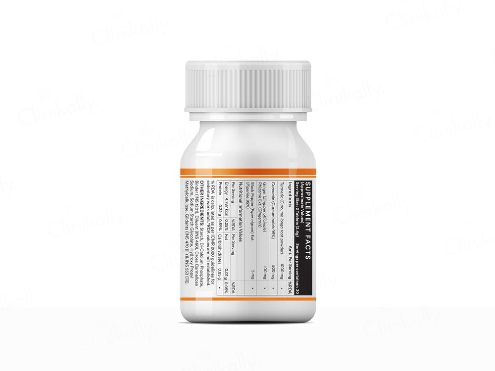Inlife Turmeric Curcumin 1605mg Nutraceutical Tablet