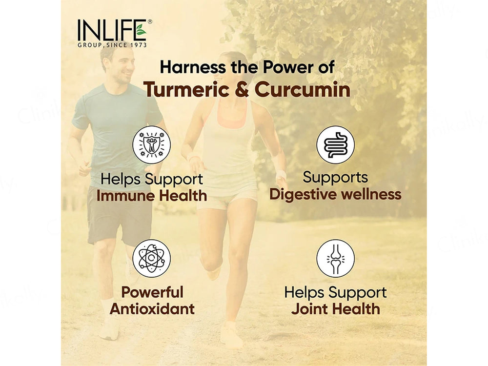 Inlife Turmeric Curcumin 1605mg Nutraceutical Tablet