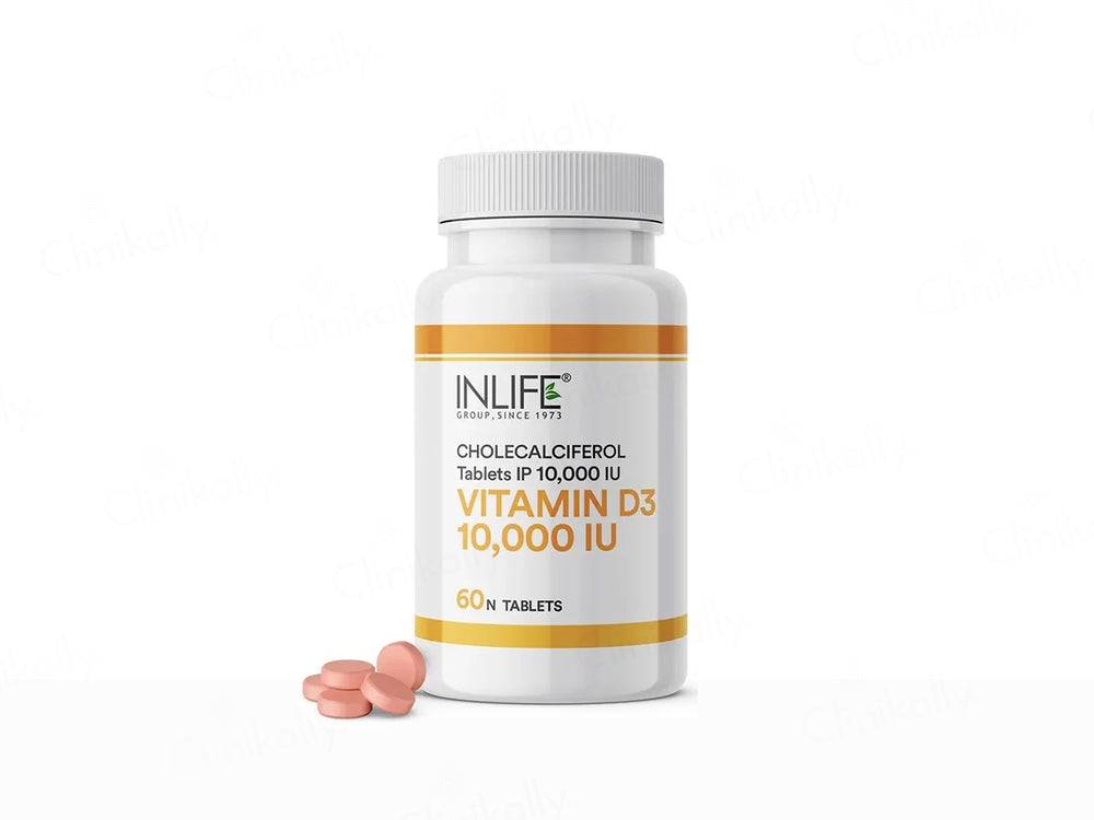 Inlife Vitamin D3 10,000 I.U. Cholecalciferol Tablet