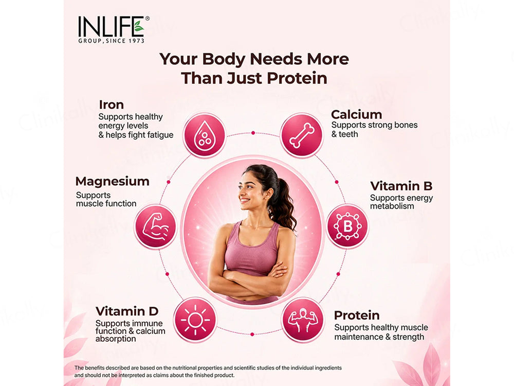 Inlife Whey Protein Nutraceutical Powder For Women