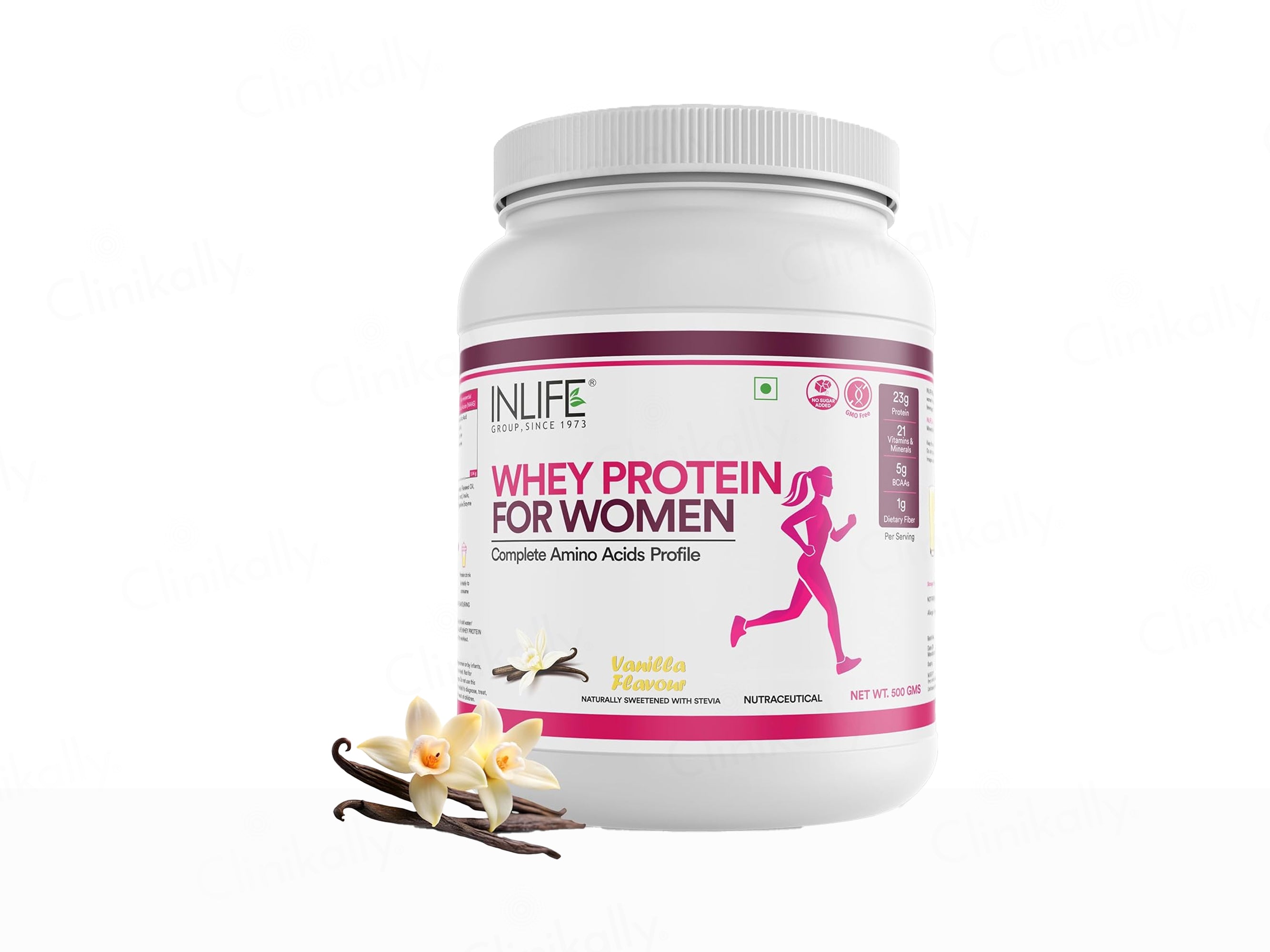 Inlife Whey Protein Nutraceutical Powder For Women - Vanilla Flavour