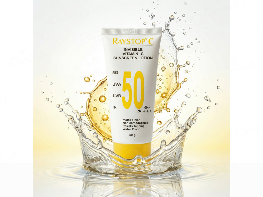 Raystop C Invisible Vitamin-C Sunscreen Lotion SPF 50 PA+++