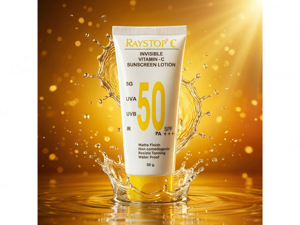 Raystop C Invisible Vitamin-C Sunscreen Lotion SPF 50 PA+++