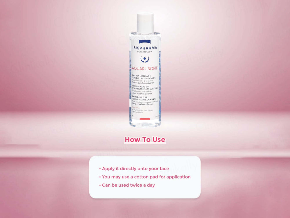 Isispharma Aquaruboril Soothing Make-Up Removing Micellar Solution
