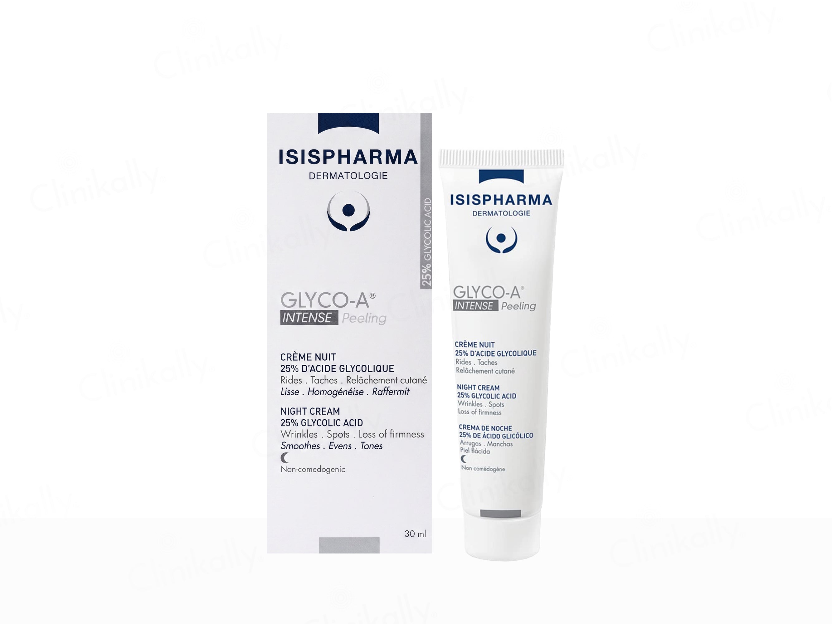 Isispharma Glyco-A 12% Glycolic Acid Intense Peeling Night Cream