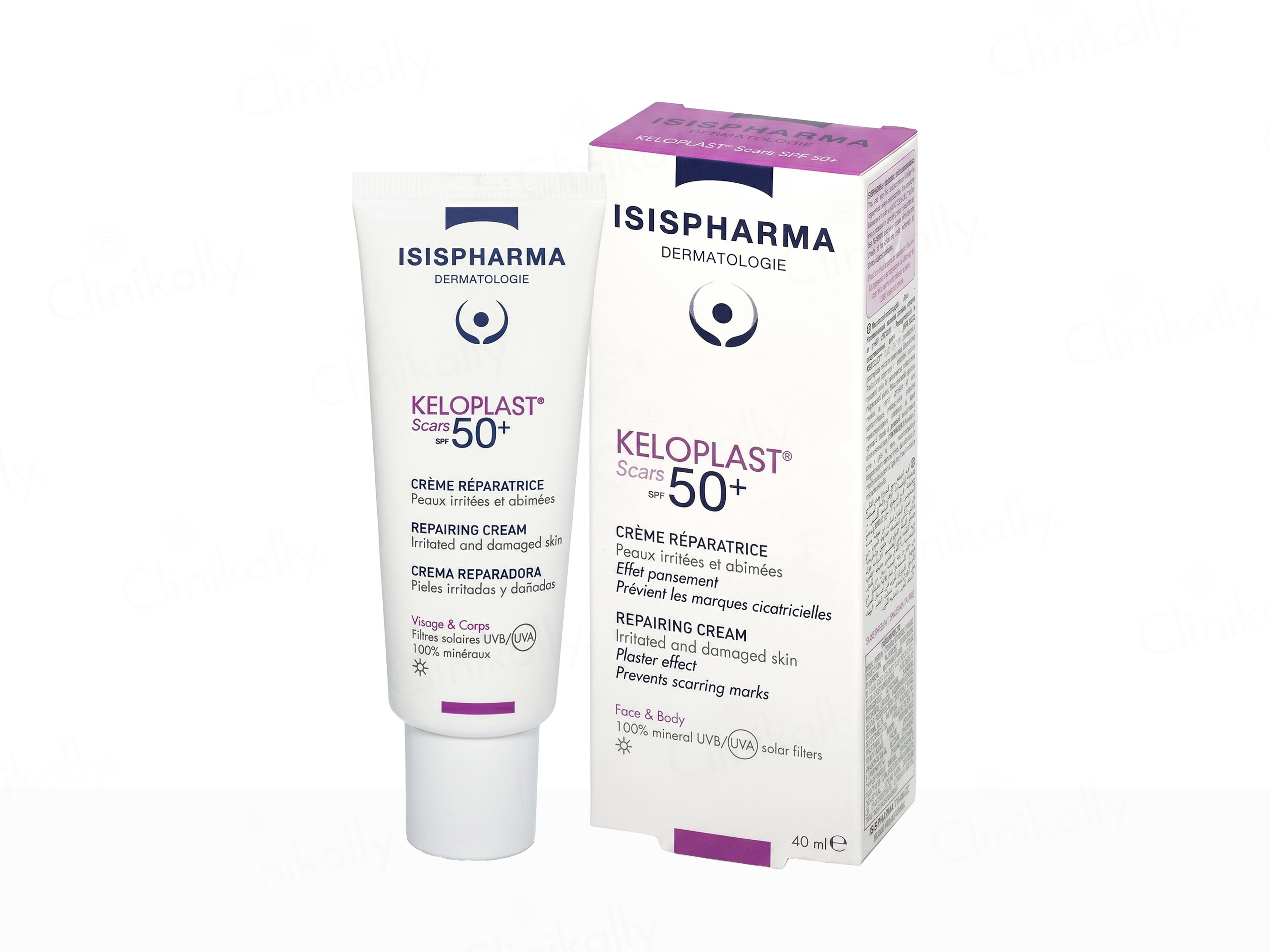 Isispharma Keloplast Scars Repairing Cream SPF 50+