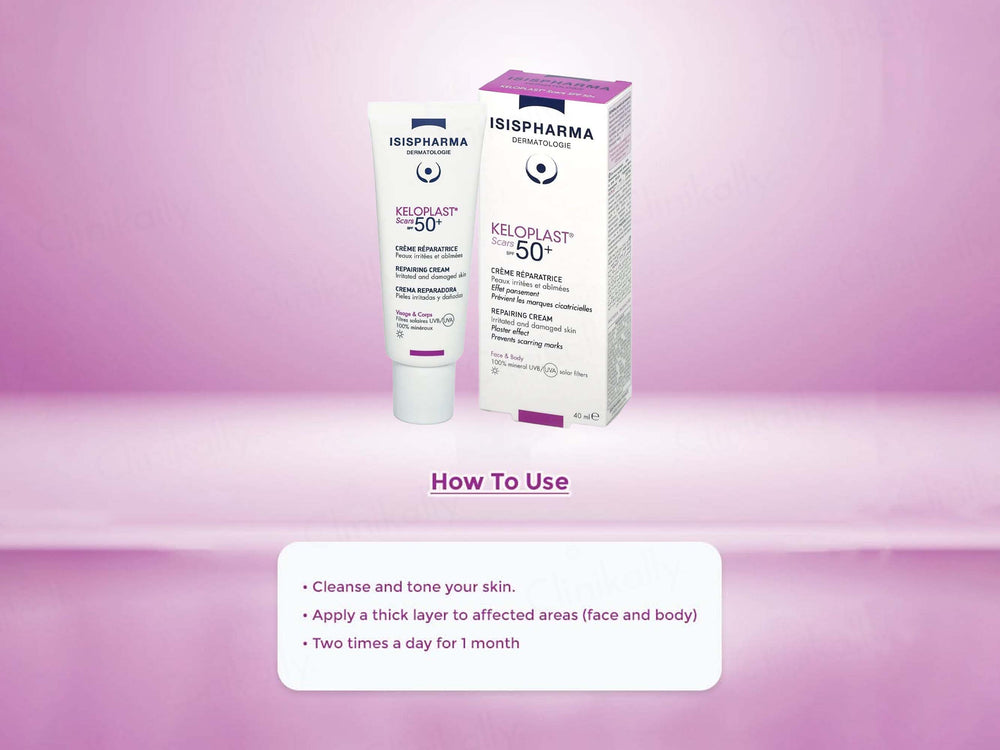 Isispharma Keloplast Scars Repairing Cream SPF 50+