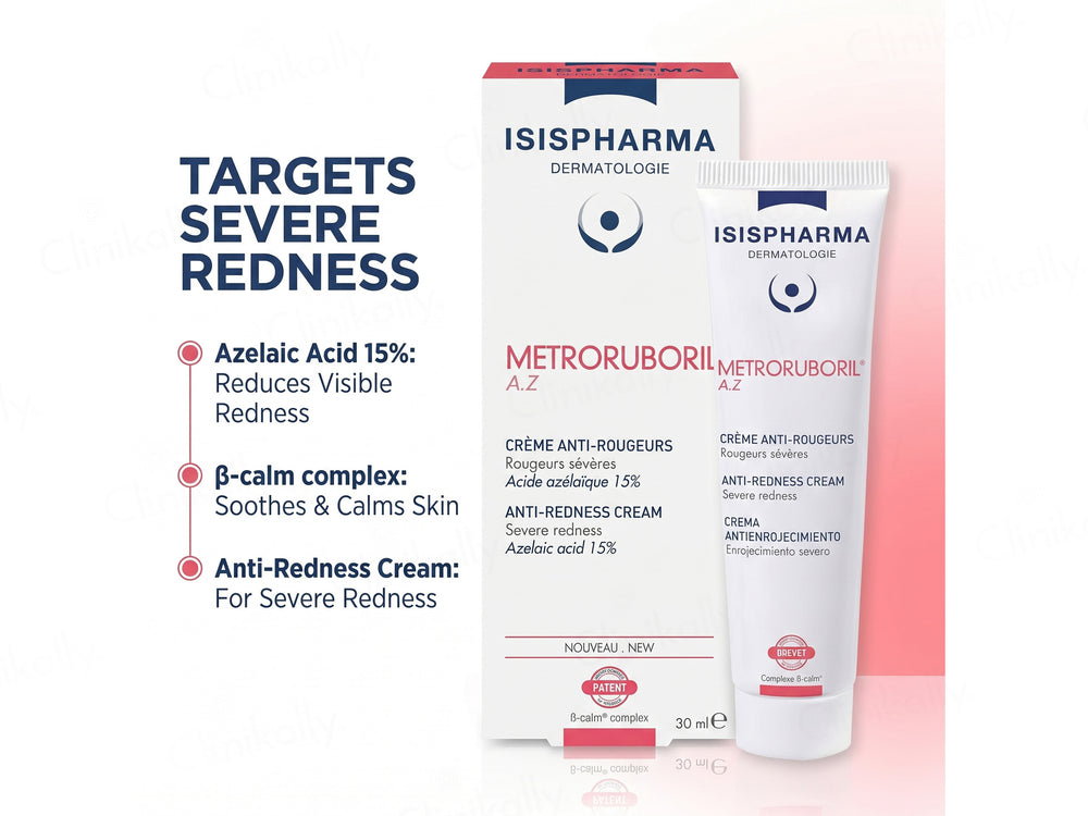 Isispharma Metroruboril A.Z Anti-Redness Cream