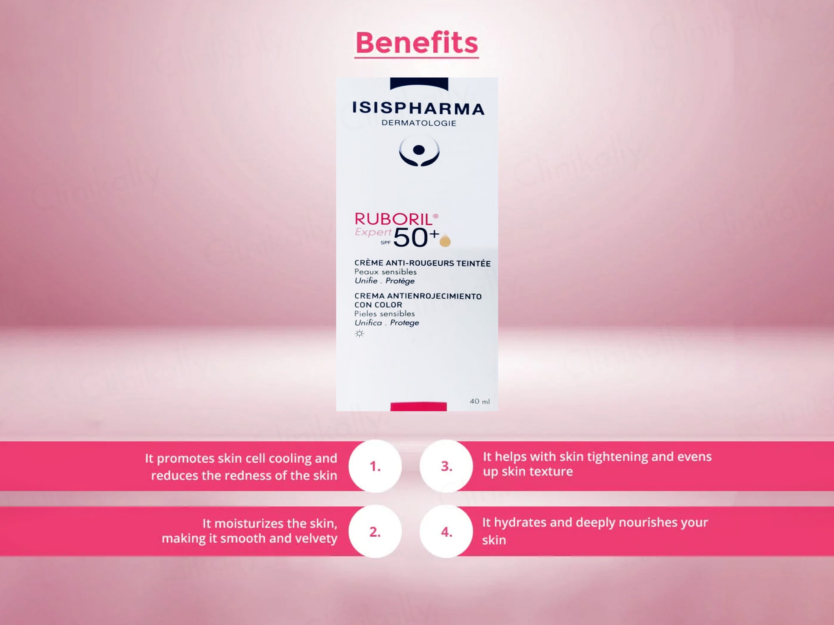 Isispharma Ruboril Expert Tinted Anti-Redness Cream SPF 50+