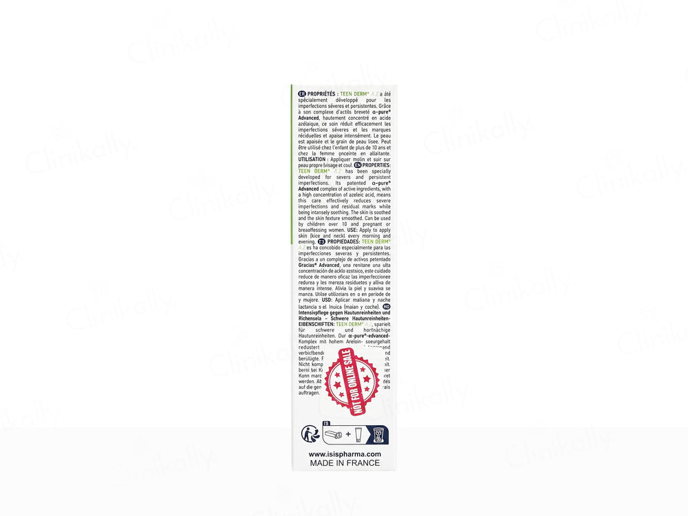 Isispharma Teen Derm A.Z Anti-Imperfections Gel-Cream