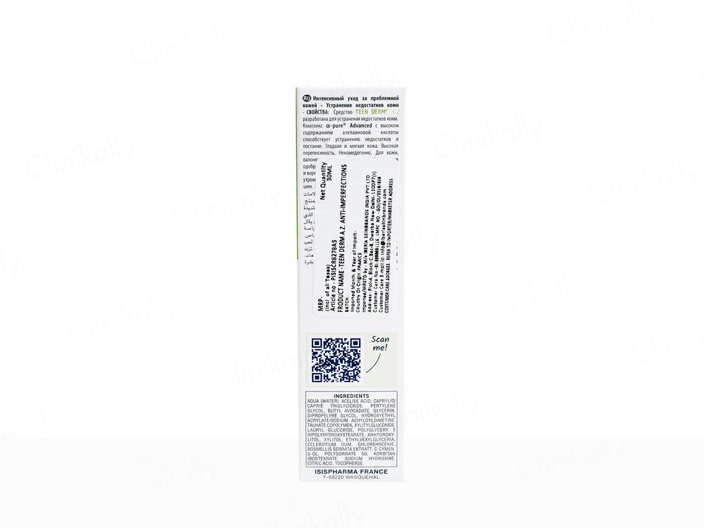 Isispharma Teen Derm A.Z Anti-Imperfections Gel-Cream